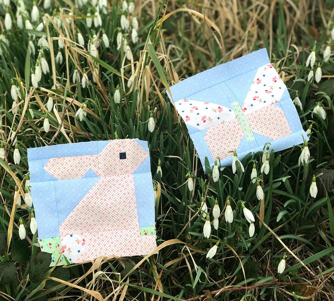 Standing Bunny Quilt Block - Easter Quilt Patterns