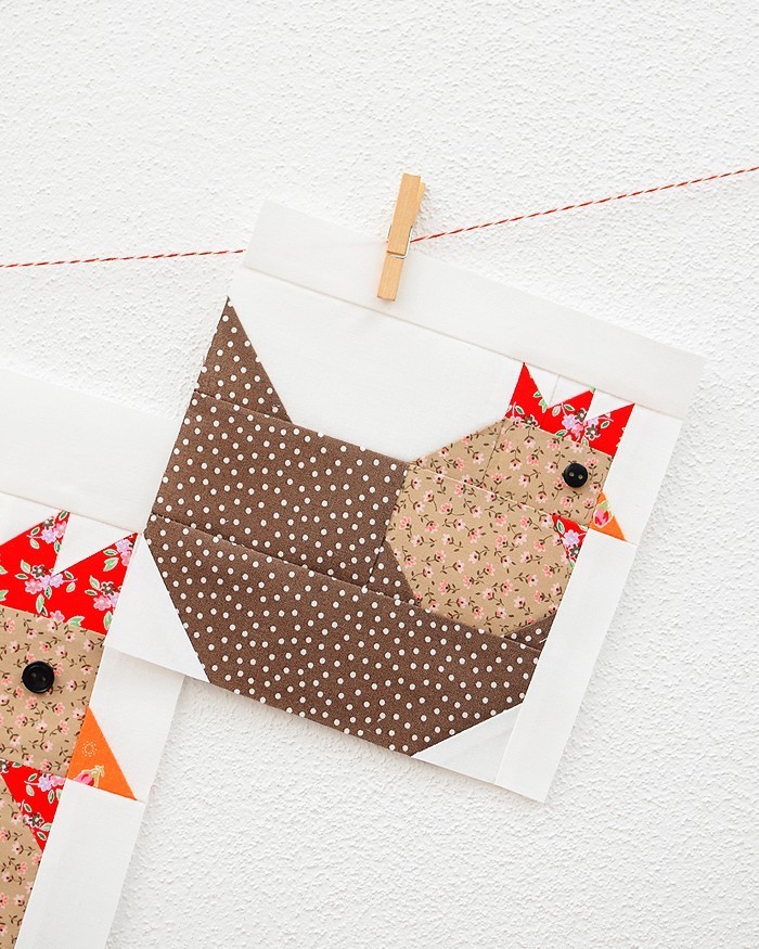 Hen Quilt Block - Easter Quilt Pattern