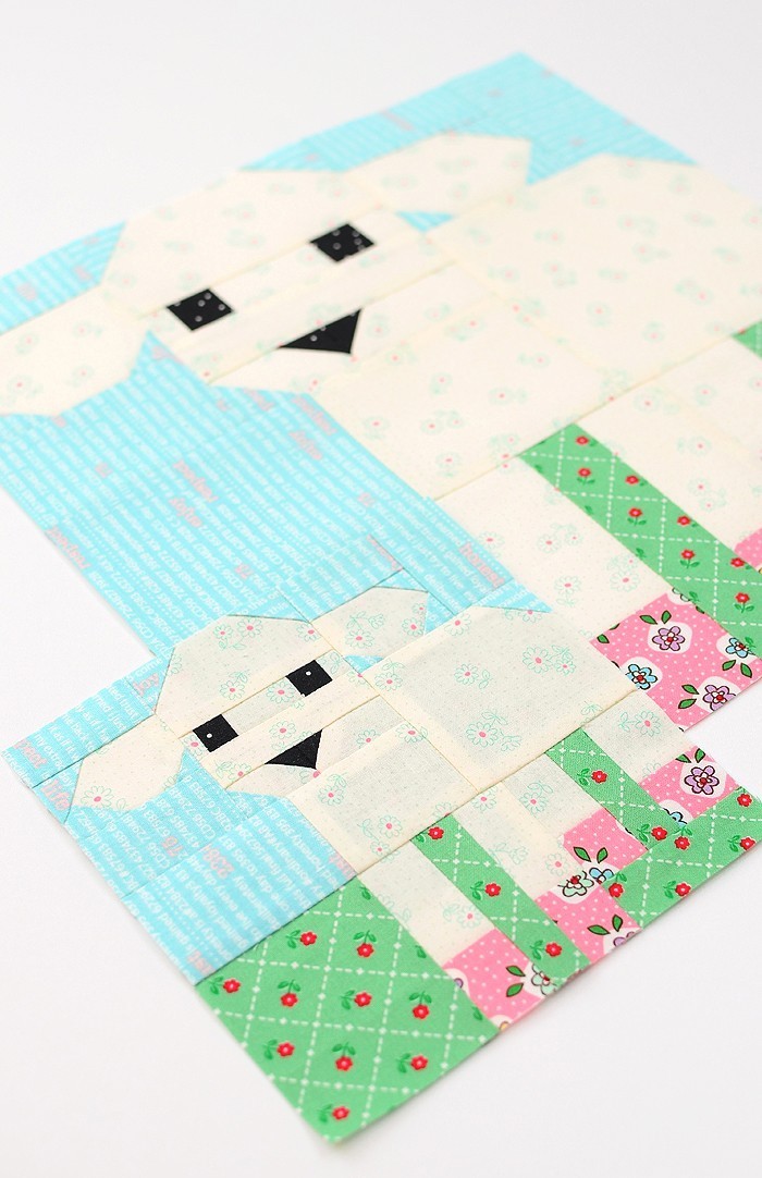 Little Lamb Quilt Block - Easter Quilt Pattern