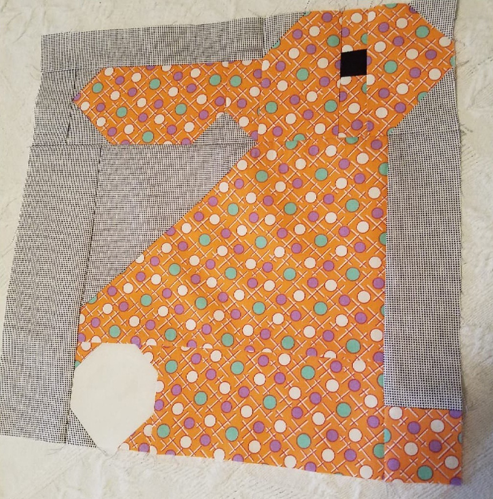 Standing Bunny Quilt Block - Easter Quilt Patterns