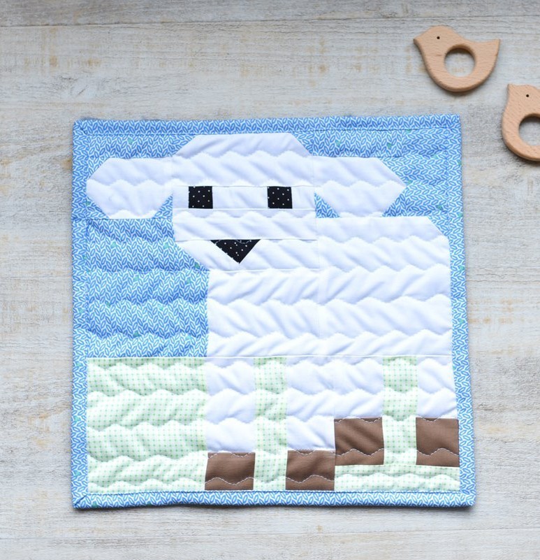 Little Lamb Quilt Block - Easter Quilt Pattern