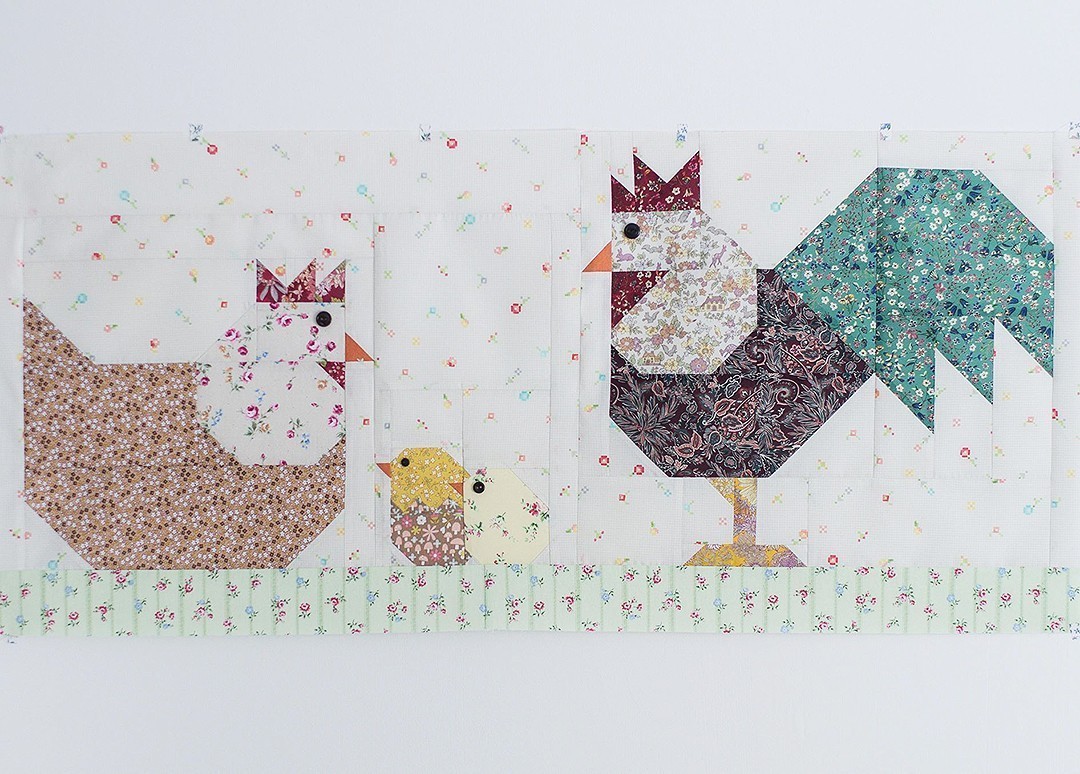Chicken Family Table Runner - Easter Quilt Pattern