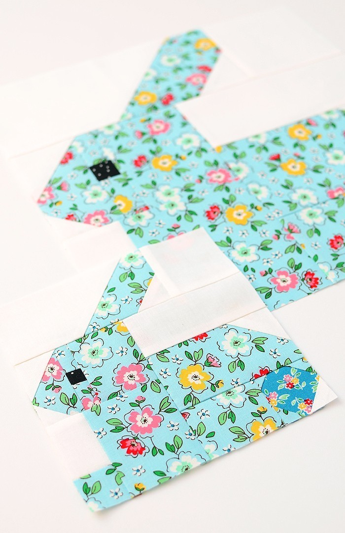 Sitting Bunny Quilt Block - Easter Quilt Pattern