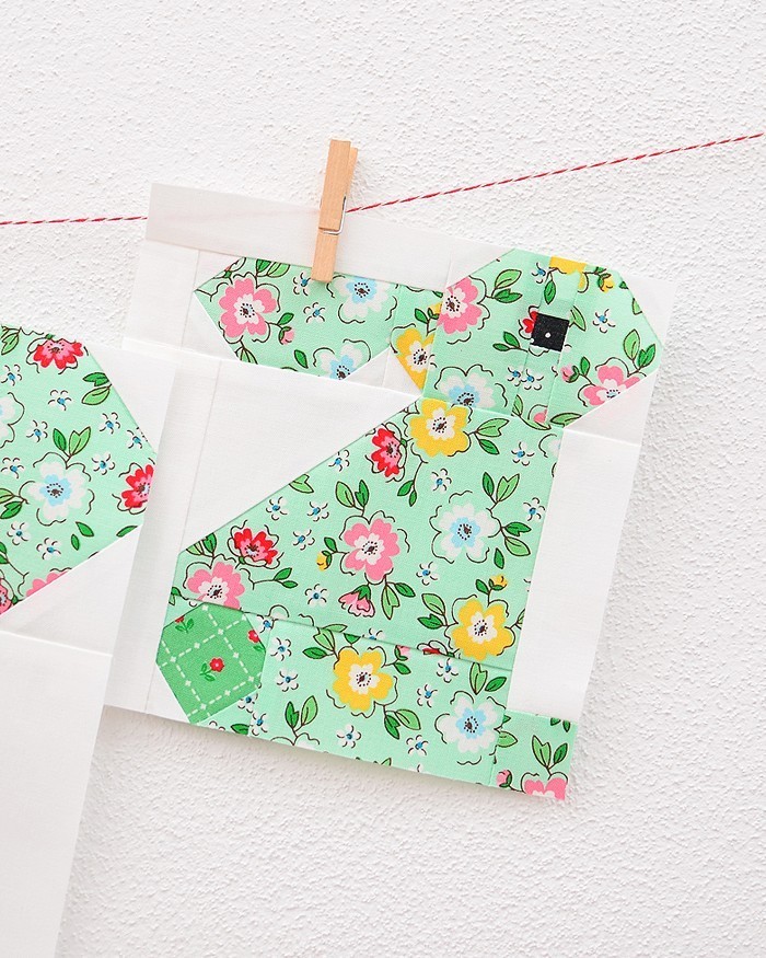 Standing Bunny Little Block - Easter Quilt Pattern