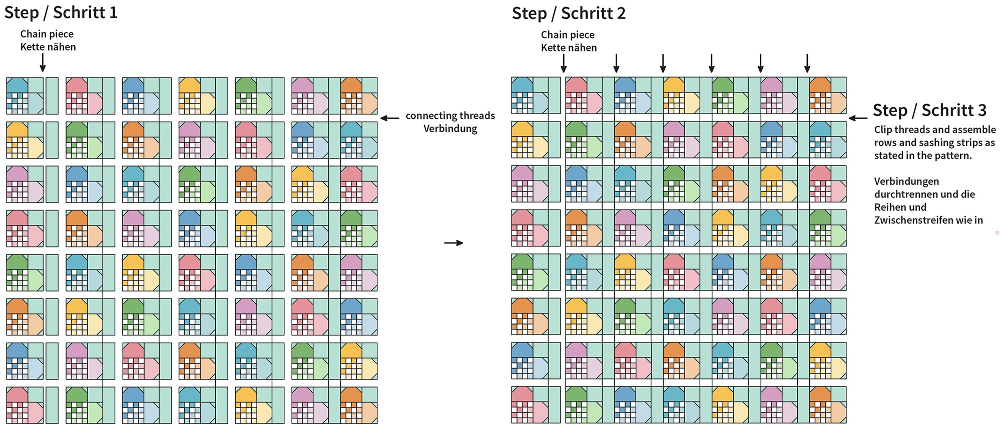 Checkered Heart Quilt - a free quilt pattern and tutorial