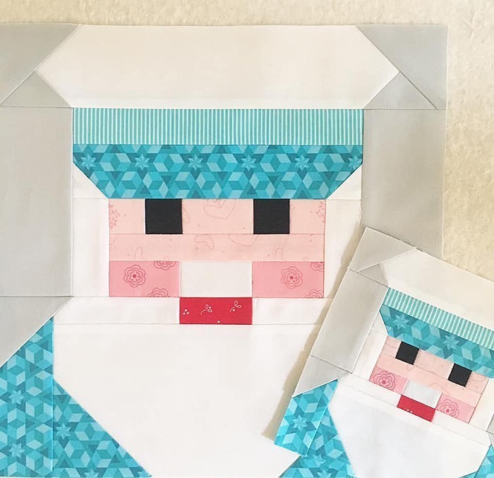 Captain quilt block pattern