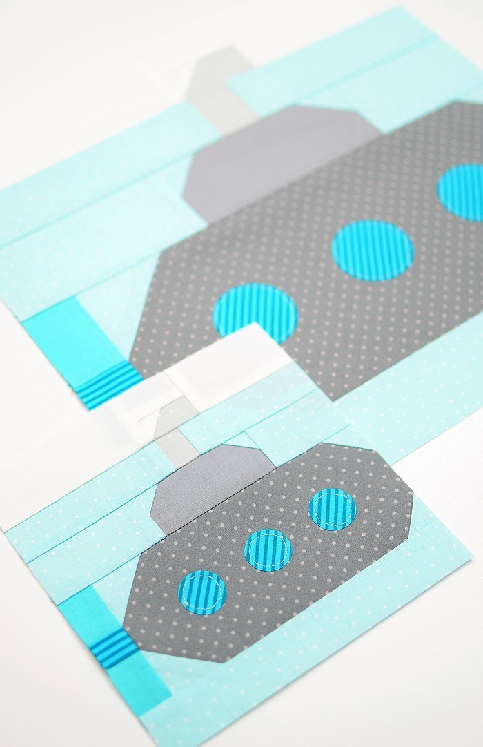 nautical-quilt-pattern-submarine-quilt-pattern-nadra-ridgeway-ellis-and-higgs-3 Submarine quilt block in two sizes