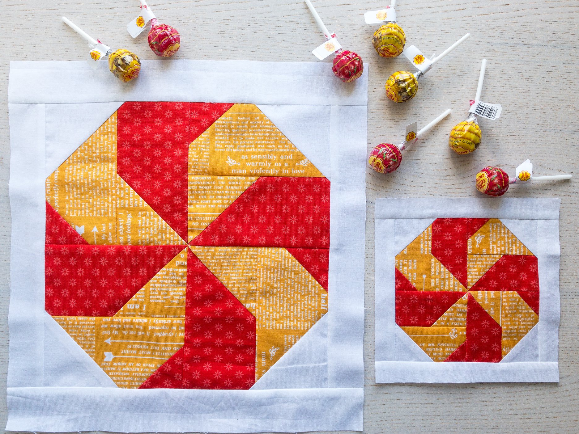 Candy quilt blocks