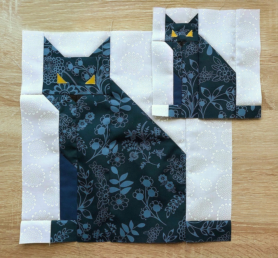 Cat quilt blocks