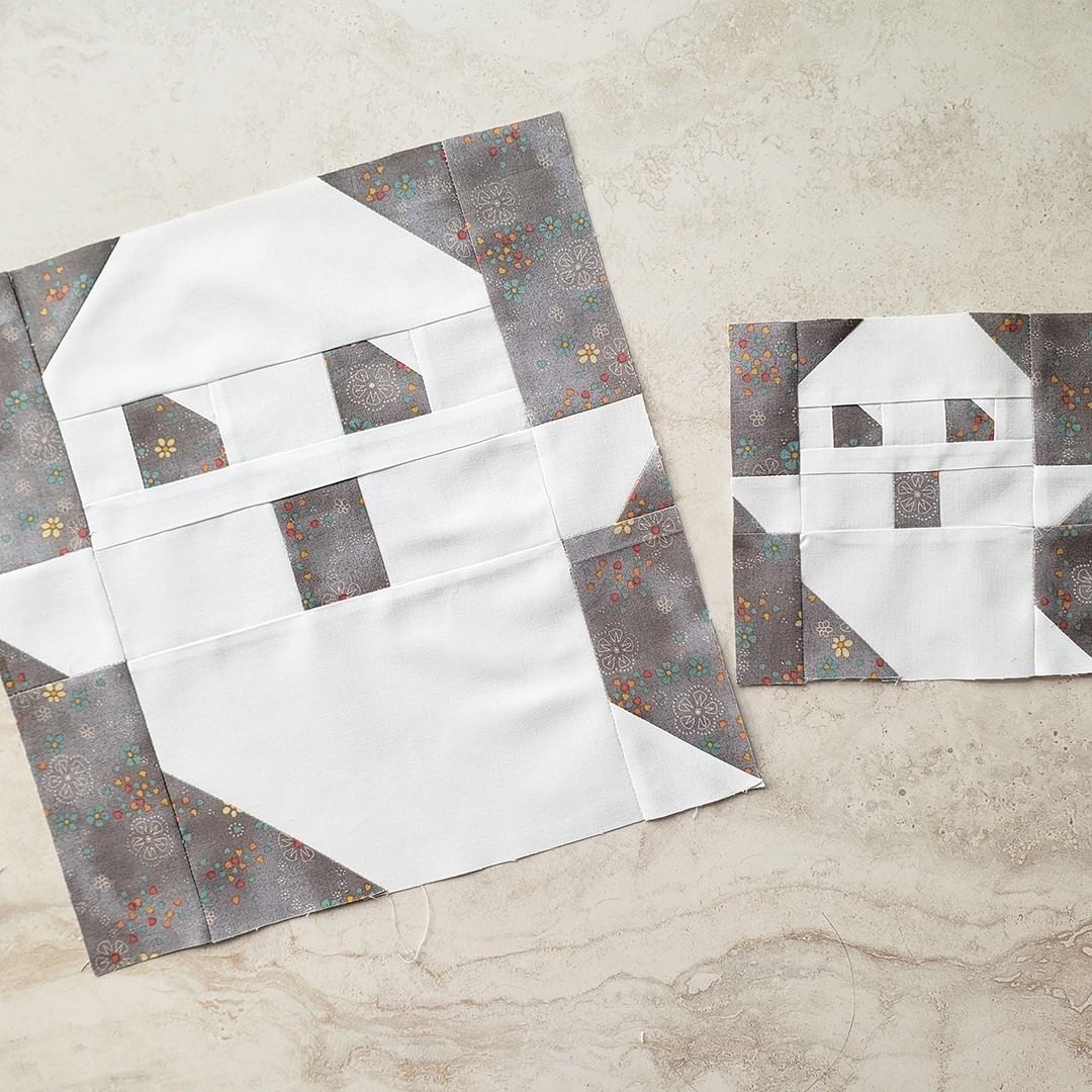 Ghost quilt blocks