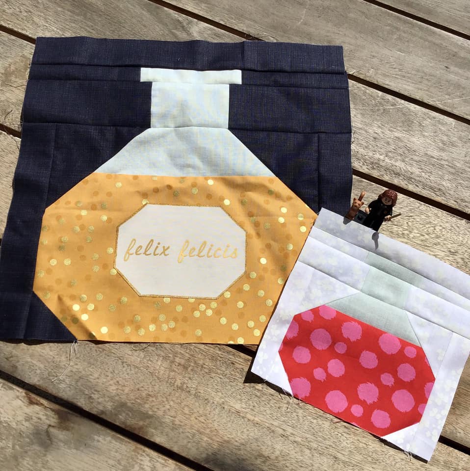 Potion Bottle quilt blocks