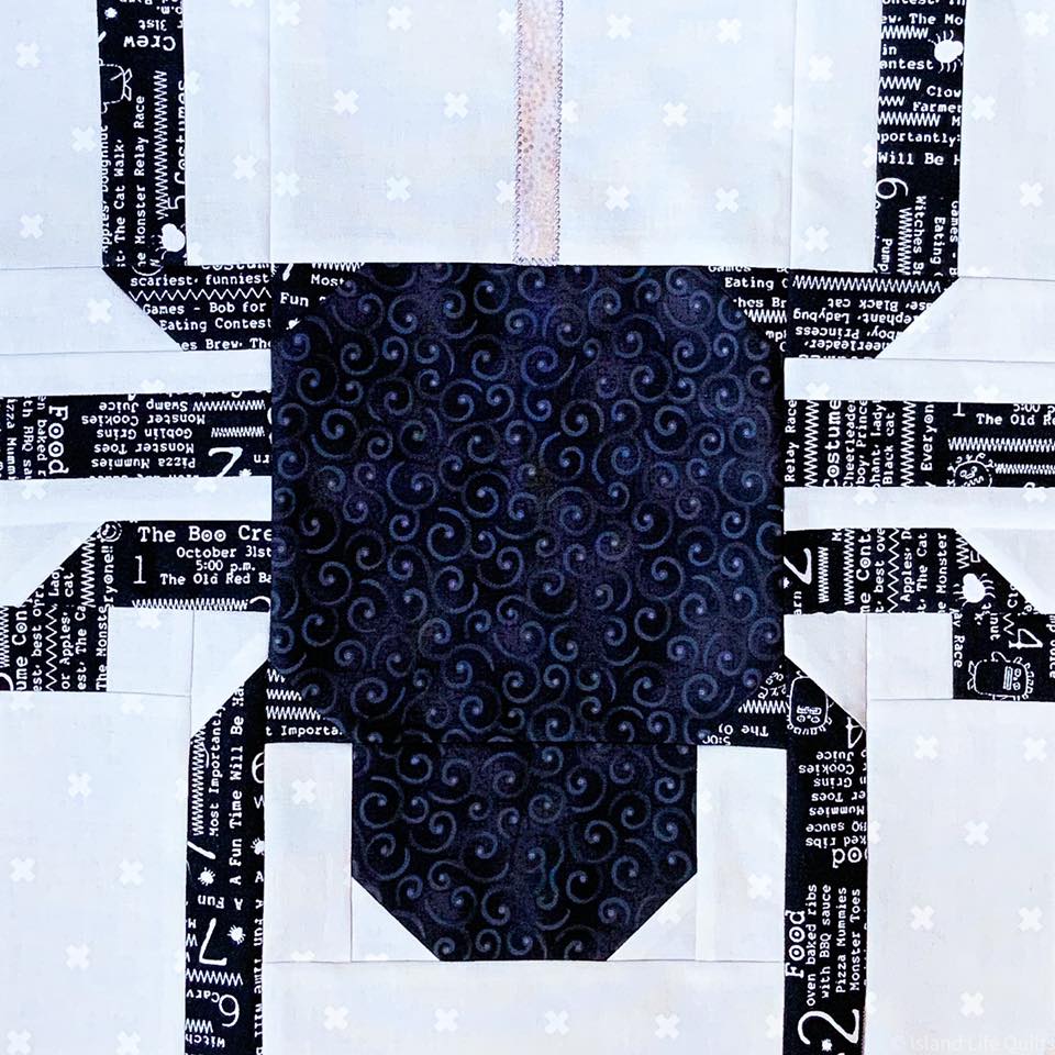 Spider quilt block