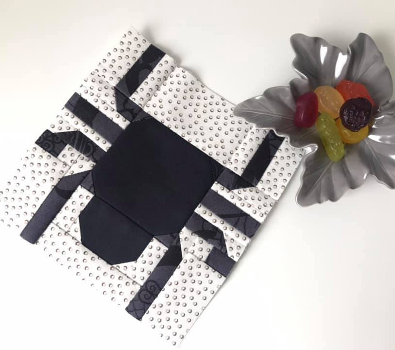 Spider quilt block