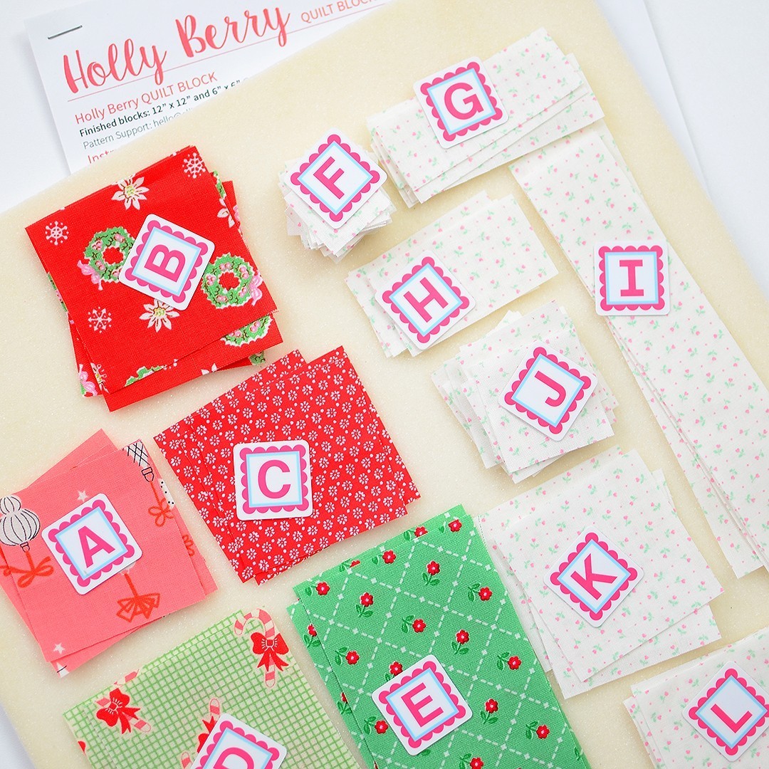 Holly Berry Christmas quilt pattern