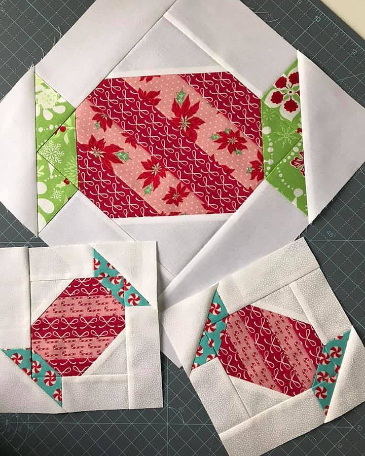 Christmas Candy quilt blocks