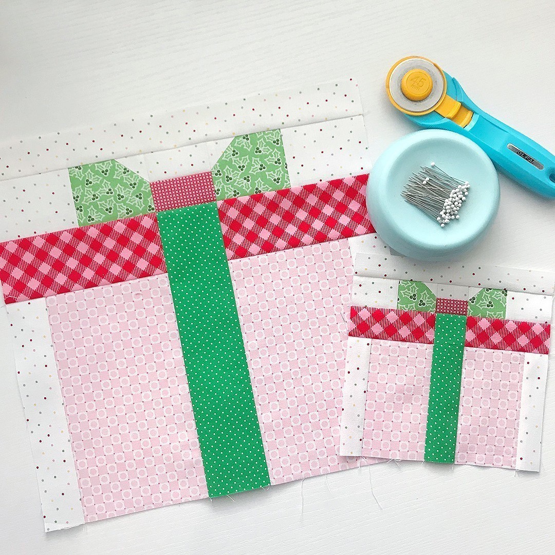 Christmas Present quilt blocks