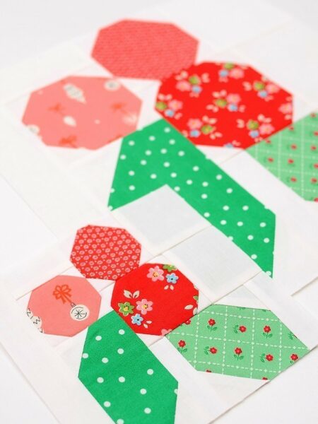 Holly Berry quilt blocks