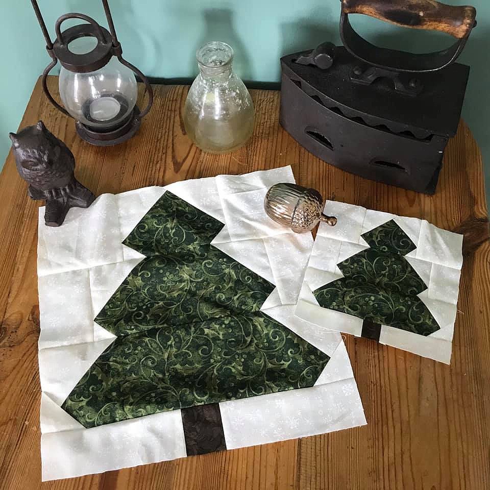 Christmas Tree quilt blocks