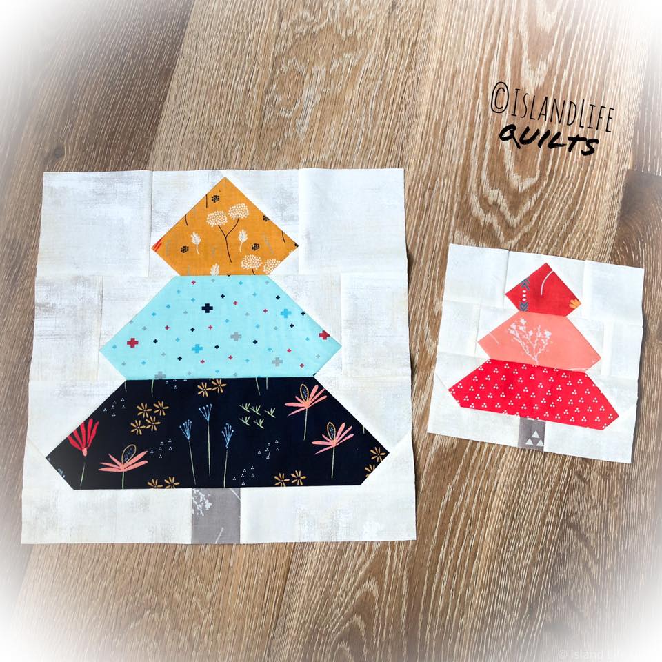 Christmas Tree quilt blocks
