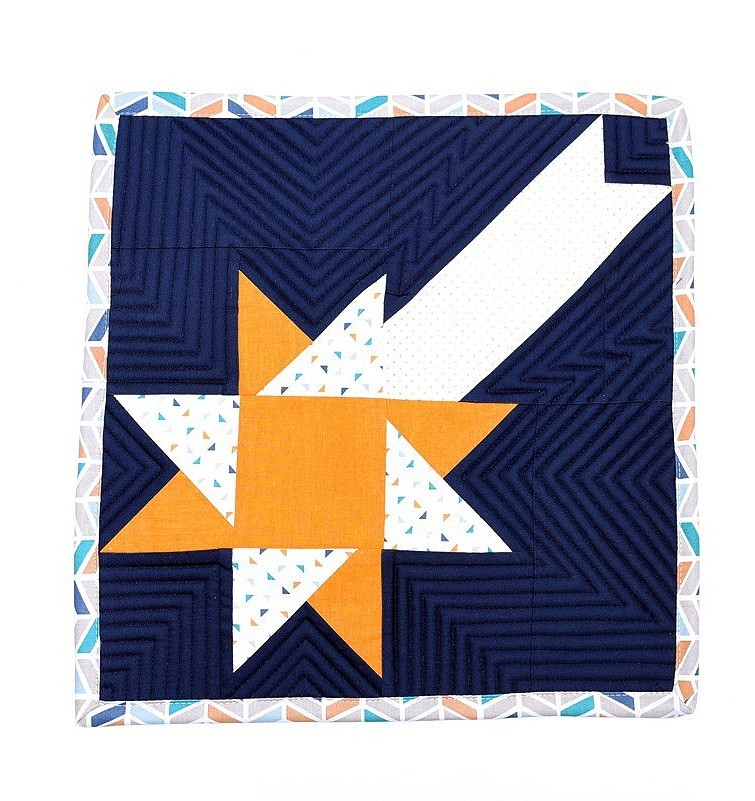 Star mini quilt