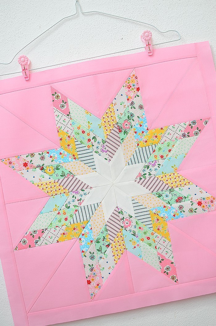 6 Köpfe 12 Blöcke 2019 - Lone Star Quilt Block