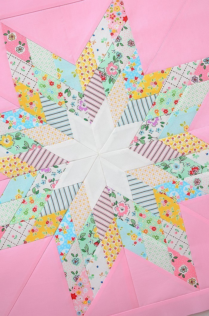 6 Köpfe 12 Blöcke 2019 - Lone Star Quilt Block