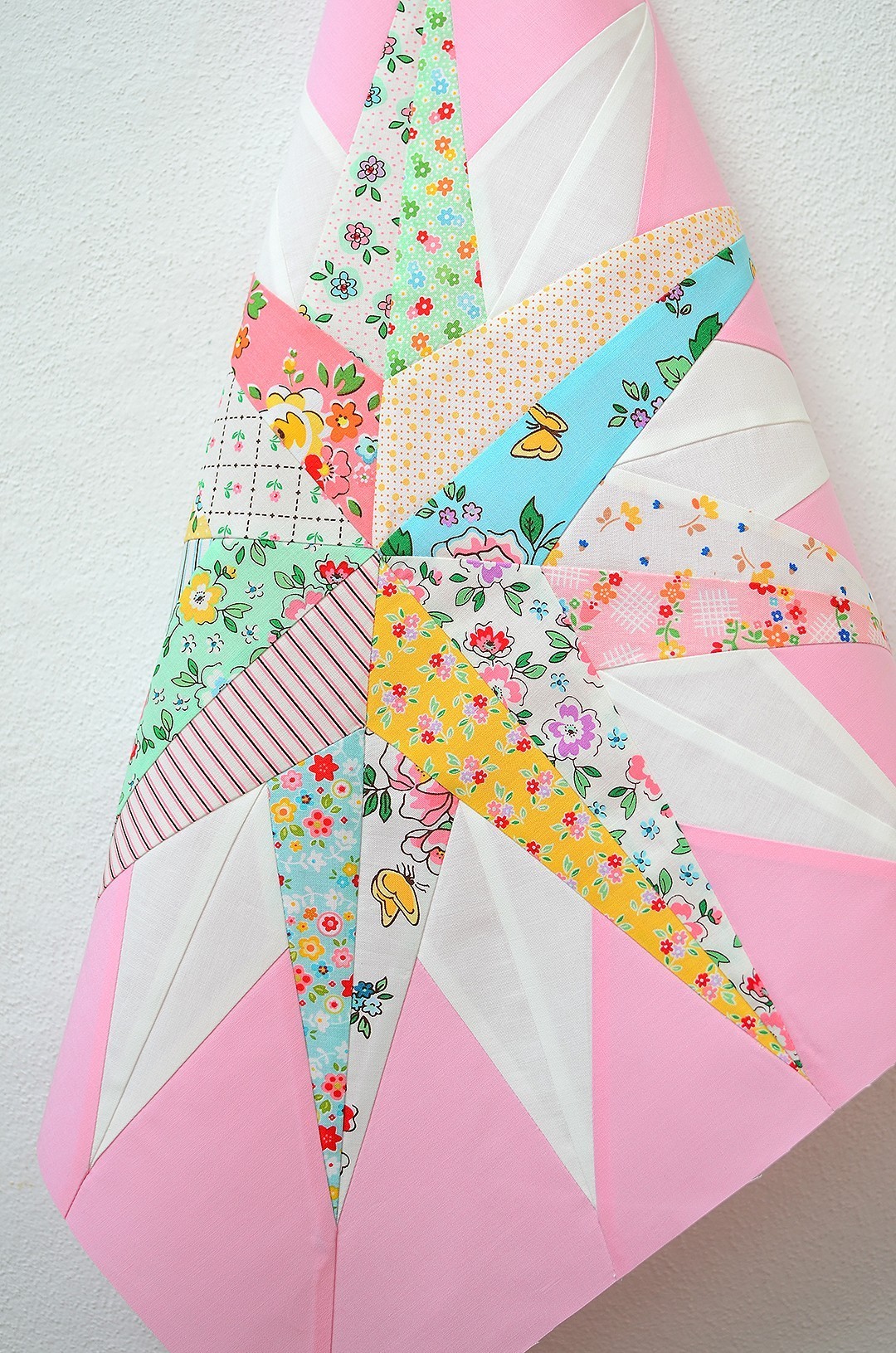 6 Köpfe 12 Blöcke 2019 - Mariner's Compass Quilt Block