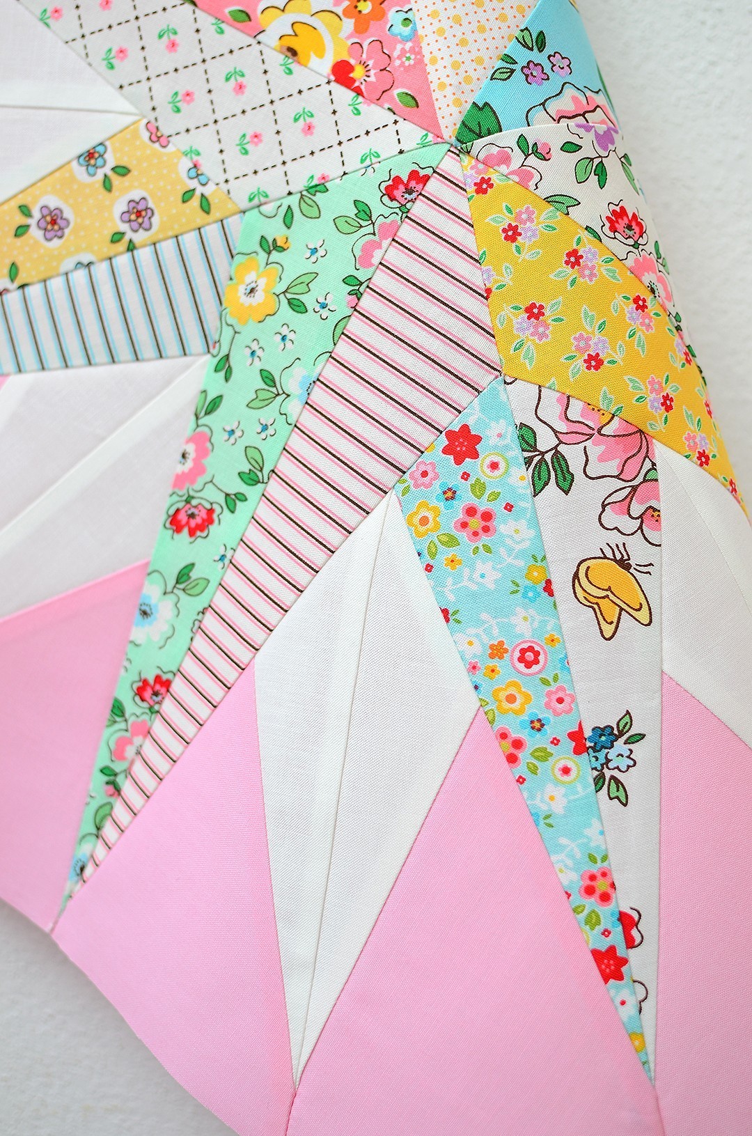 6 Köpfe 12 Blöcke 2019 - Mariner's Compass Quilt Block