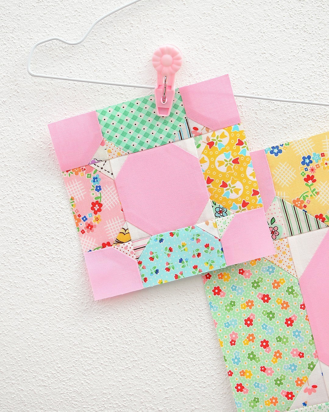 6 Köpfe 12 Blöcke 2019 - Magic Circle Quilt Block