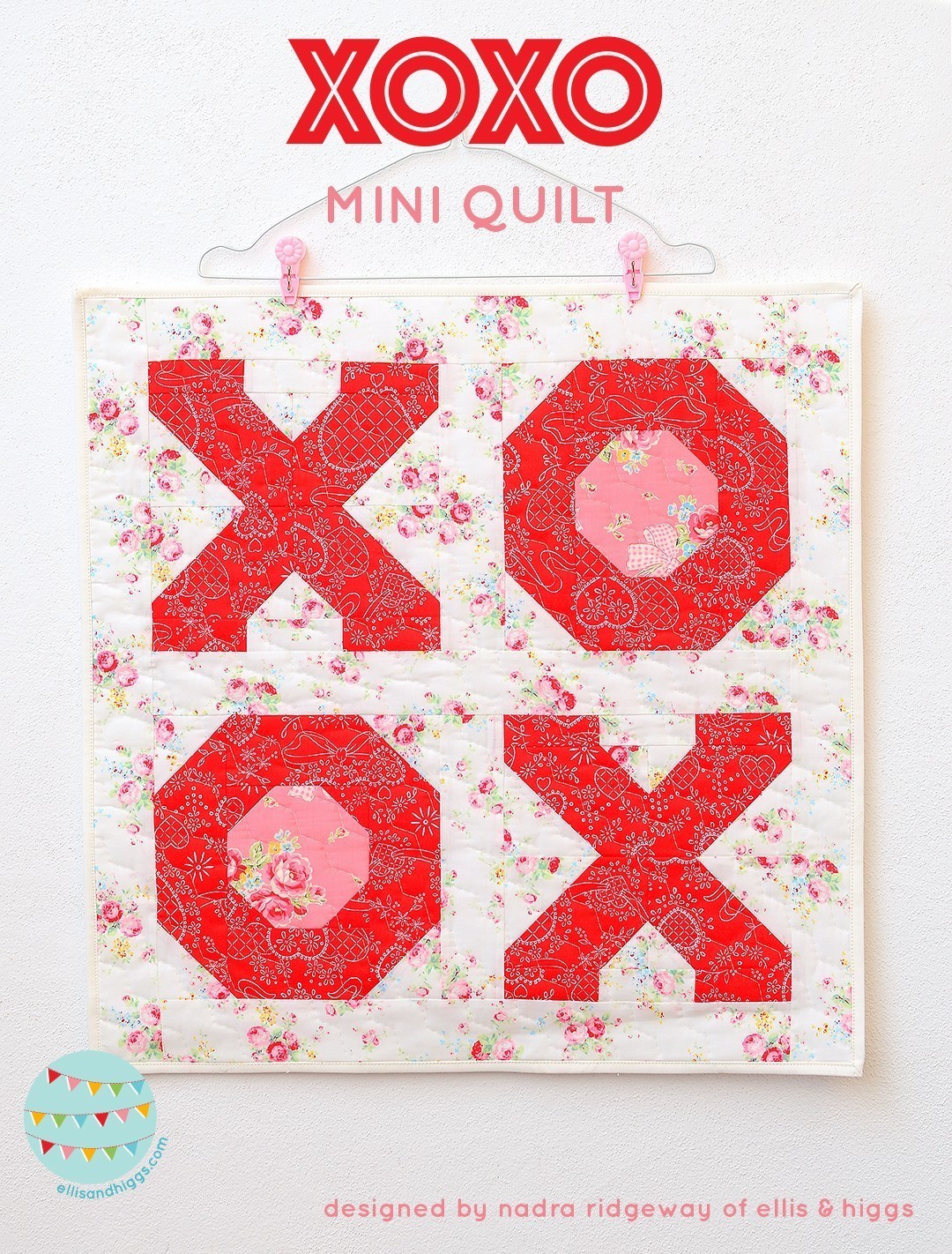 XOXO Mini Quilt Pattern