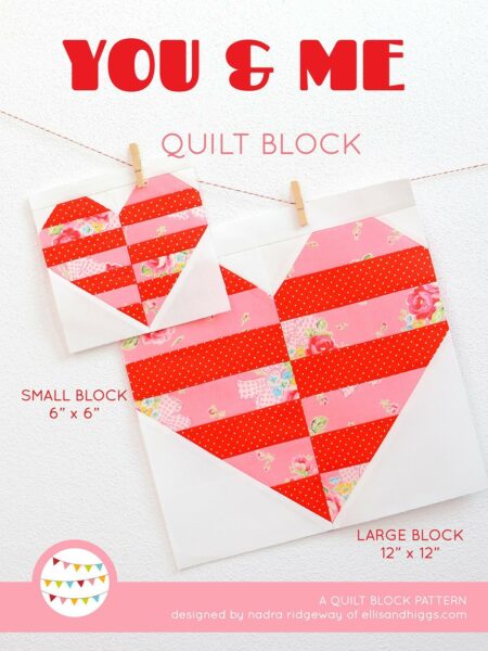 Heart Quilt Pattern Cover