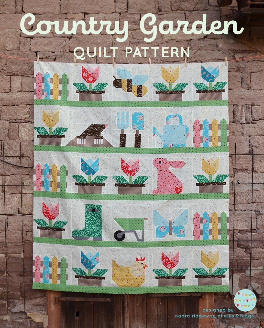 Country Garden Spring quilt pattern
