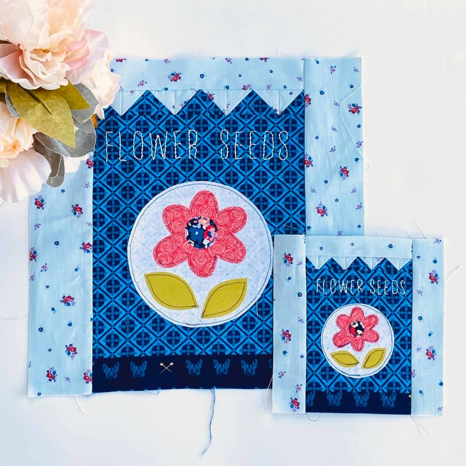 Flower Seeds quilt qattern