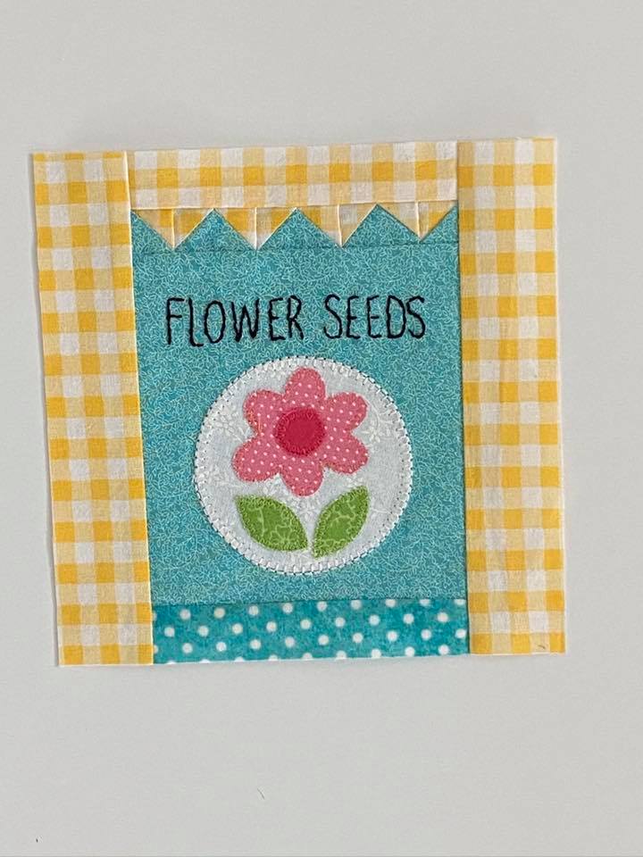 Flower Seeds quilt qattern