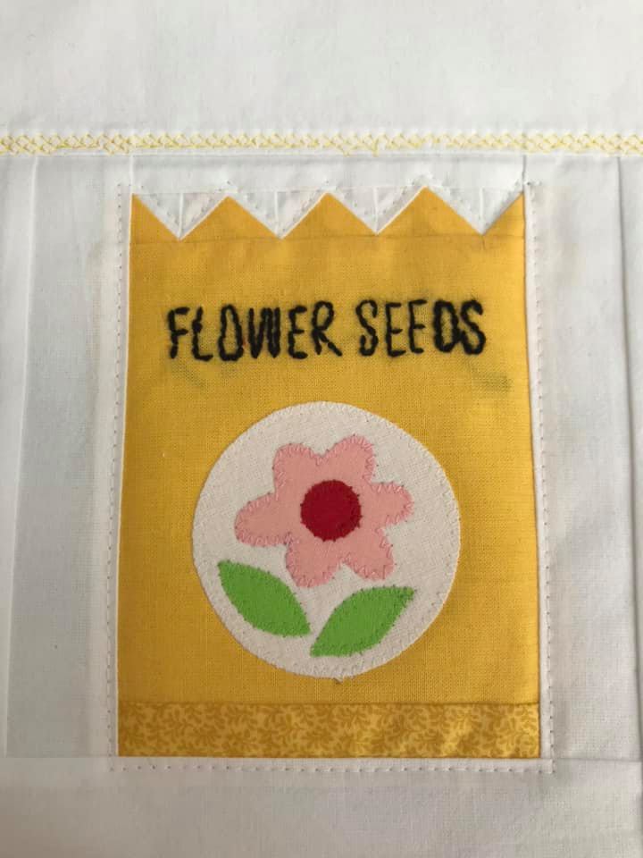 Flower Seeds quilt qattern