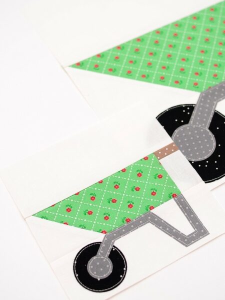 Wheelbarrow quilt blocks