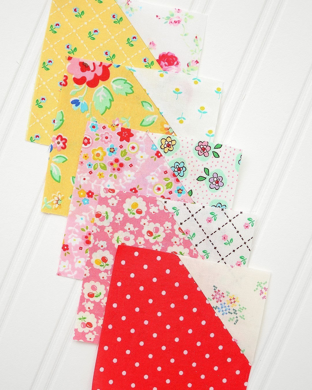 Quilt blocks with Easy Corner Triangles