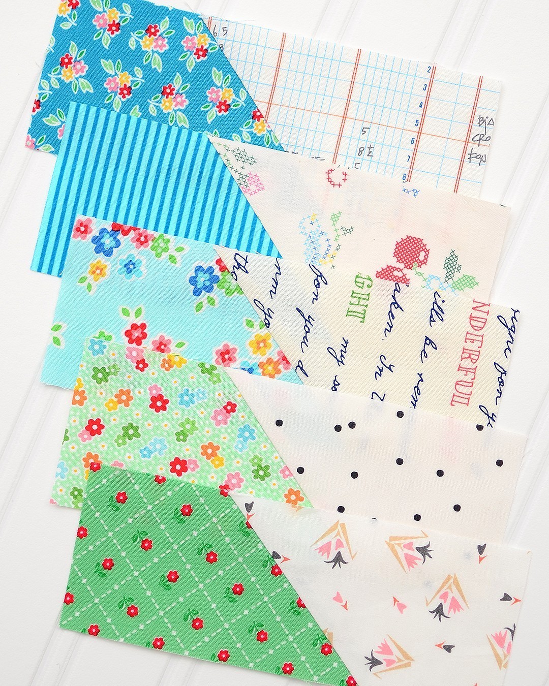 Quilt blocks with Easy Corner Triangles