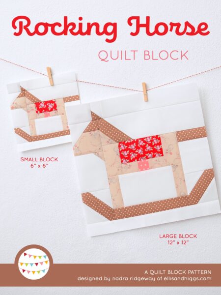 Christmas quilt patterns - Rocking Horse quilt pattern