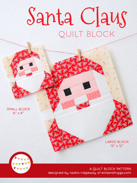 Santa Claus Quilt Pattern - Christmas Quilt Pattern