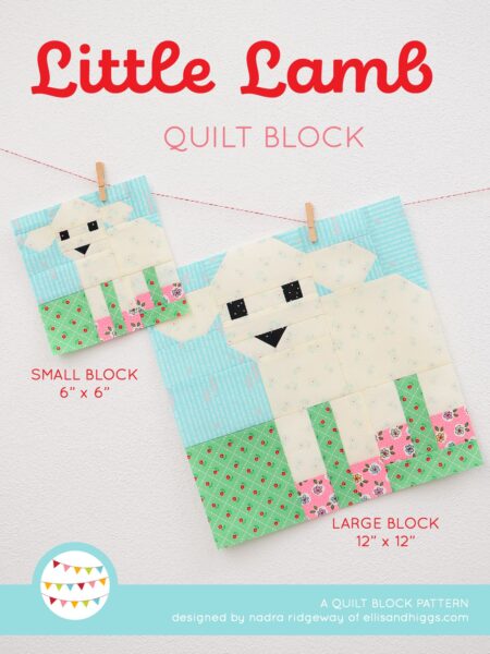 Easter quilt patterns - Lamb quilt pattern