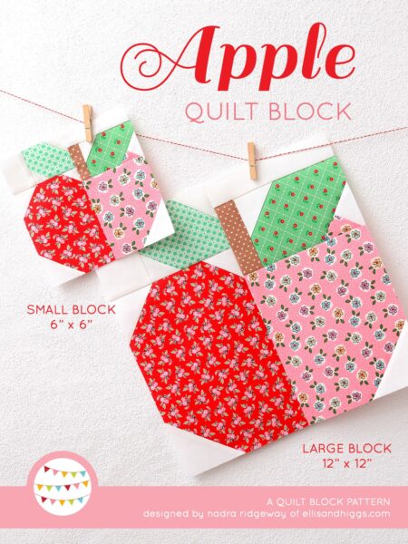 Fall quilt patterns - Apple quilt pattern