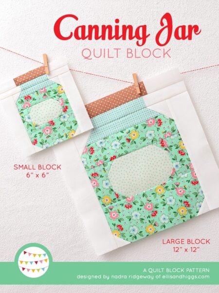 Fall quilt patterns - Canning Jar quilt pattern