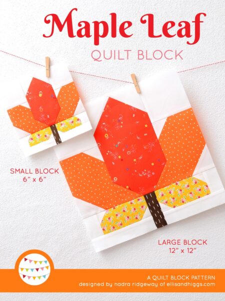 Fall quilt patterns - Maple Leaf quilt pattern