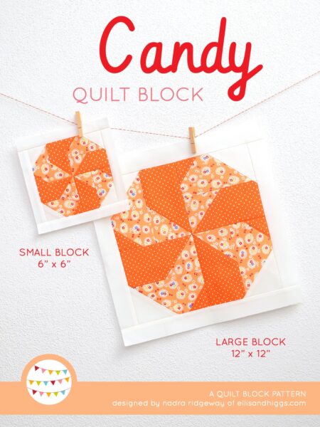 Halloween quilt patterns - Candy quilt pattern