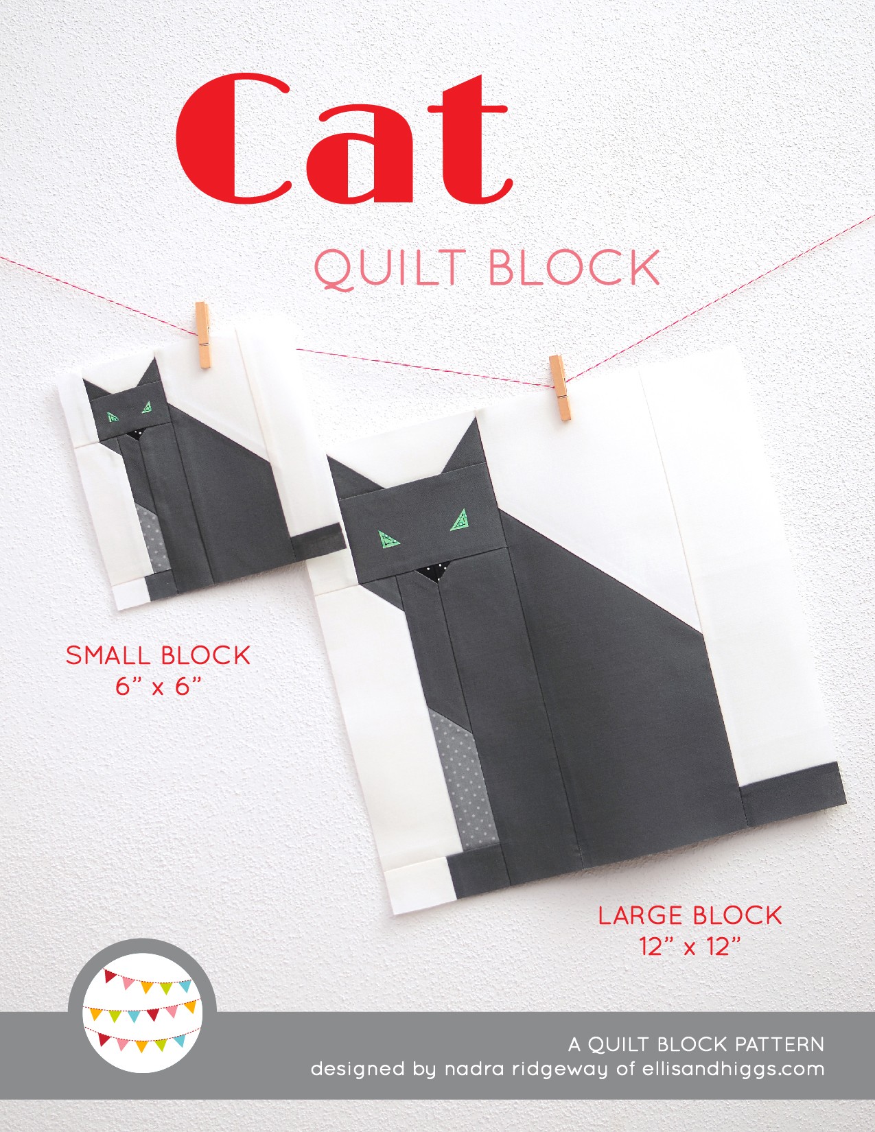 Quilt Block Pattern Cover 2019 Halloween quilt patterns - Cat quilt pattern