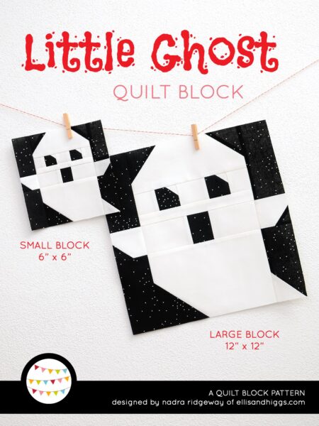 Halloween quilt patterns - Ghost quilt pattern