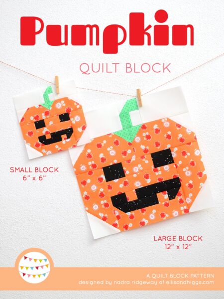 Halloween quilt patterns - Pumpkin quilt pattern