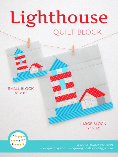 Nautical quilt patterns - Lighthouse quilt pattern