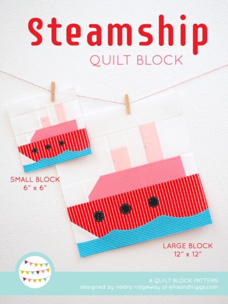 Nautical quilt patterns - Steamship quilt pattern